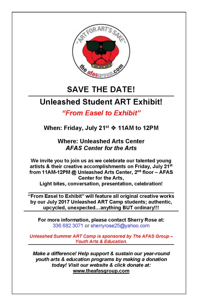 Unleashed Student ART Exhibit